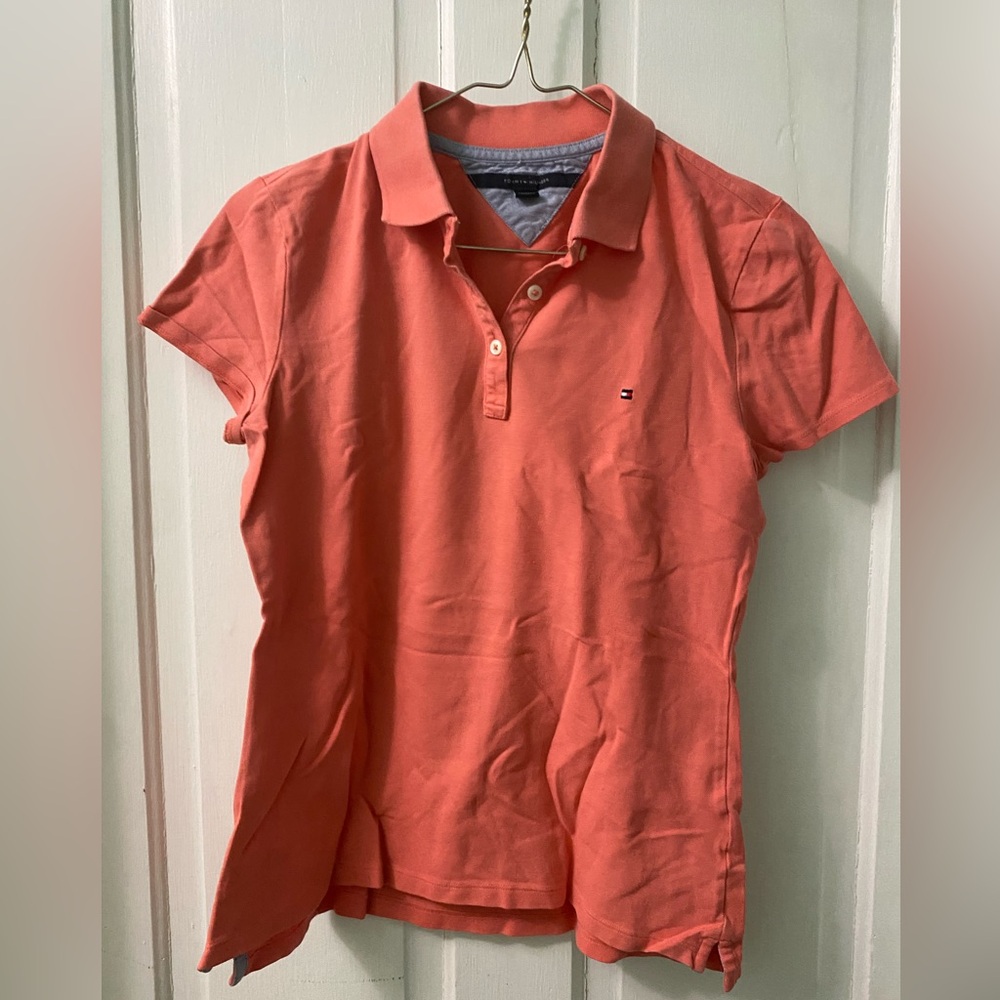 Tommy Hilfiger Pink Polo - Size S